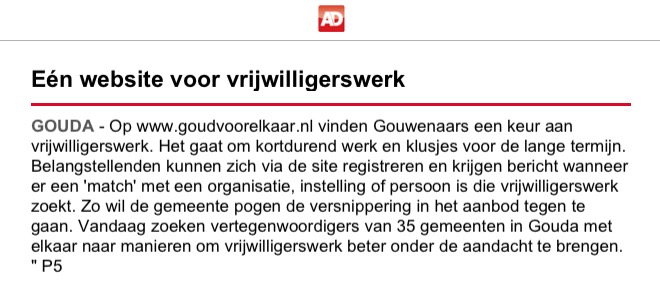 WebsitevoorVrijwilligerswerk