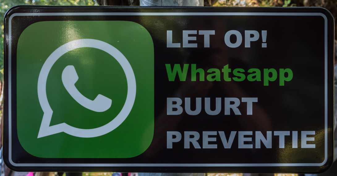 WhatsAppBuurtpreventiebord