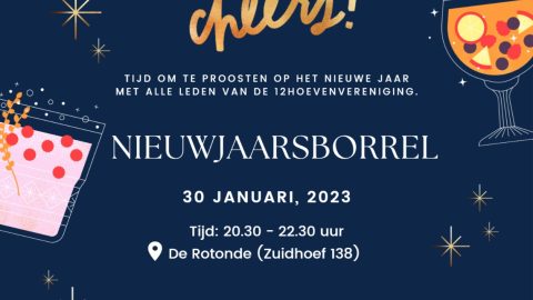 De nieuwjaarsborrel komt eraan!